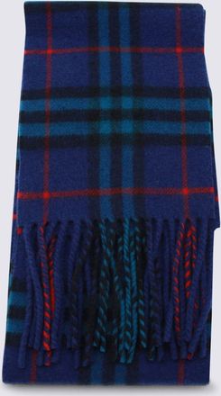 Burberry Blue Cashmere Scarf