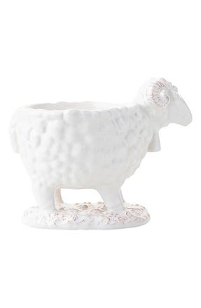 Juliska Renoir Ram Ceramic Serving Bowl in Whitewash at Nordstrom