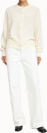 By Malene Birger Sao Wool Cardigan In White