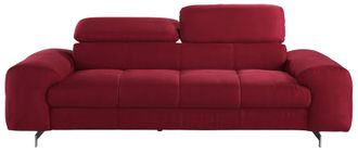Cotta 3-Sitzer »Chef« Big-Sofa mit Kopfteilverstellung, edle Metallkufen