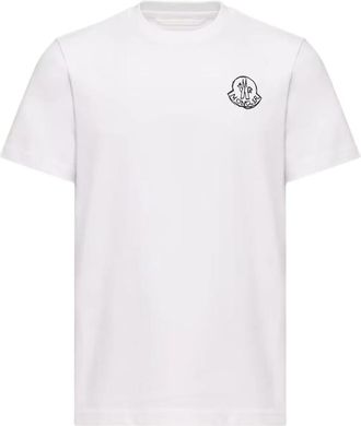 Moncler Cotton Jersey Logo Patch T-shirt