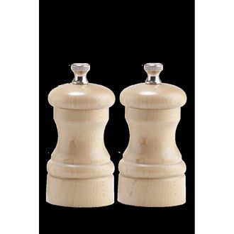 Chef Specialties 4302 4 in. Capstan Pepper Mill Salt Mill Set