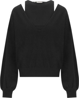 Max Mara Ottone Set - Dames - Truien - Zwart - Maat: M Viscose