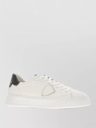 Philippe Model leather lace-up sneakers