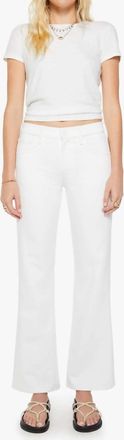 Mother The Bookie Skimp Jeans In Picket Fence