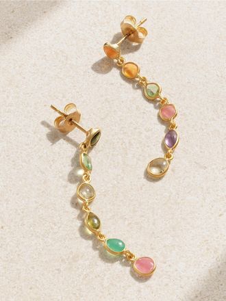 Pippa Small Orecchini In Oro 18 Carati Con Pietre - Multicolore
