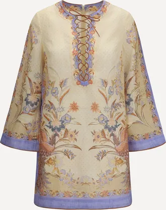 Zimmermann Abito Indra a tunica in fantasia floreale Woman 2