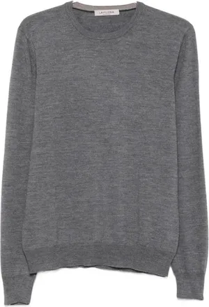 La Fileria Truien & Vesten, Heren, Grijs, L, Wol, Sweater Fileria