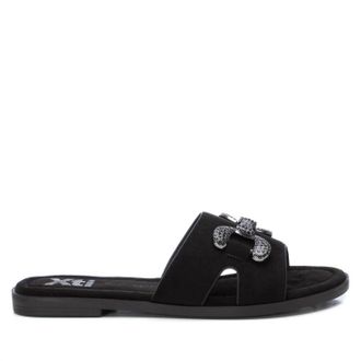 Xti Womens Flat Sandals In Black