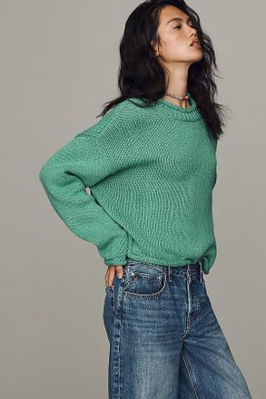Pilcro Harlow Oversized Roll Neck Sweater