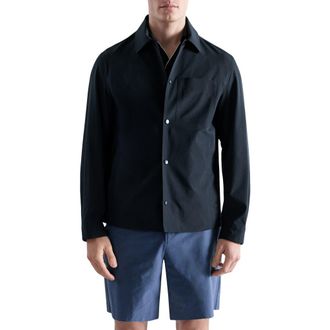 Mango Water Repellent Jacket in Navy at Nordstrom, Size X-Large