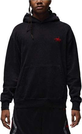 Nike Jordan Air Jordan x Awake NY Fleece Hoodie Asia Sizing Black Red FQ5444-010