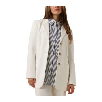 Modstr&ouml;m Jassen, Dames, Wit, S, Slim Blazer