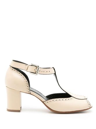 Sarah Chofakian Salomé Lalique pumps - Beige