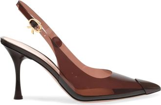 Gianvito Rossi 85 mm Diana slingback pumps - Bruin