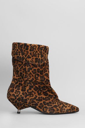 Gis&egrave;l moir&egrave; Miriam Low Heels Ankle Boots