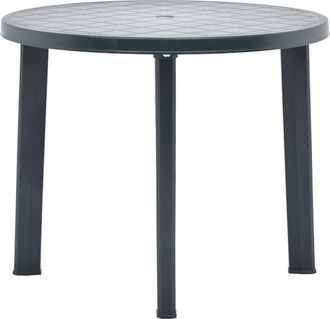 vidaXL Mesa De Jard&iacute;n De Pl&aacute;stico Verde 89 Cm Vidaxl
