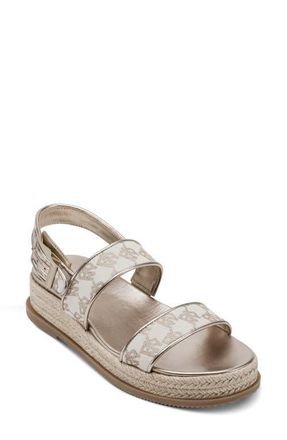DKNY Berris Slingback Platform Espadrille in Bone at Nordstrom, Size 10