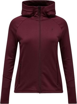Peak Performance Rider Essentials Zip Hood Fleecejacke f&uuml;r Damen | rot