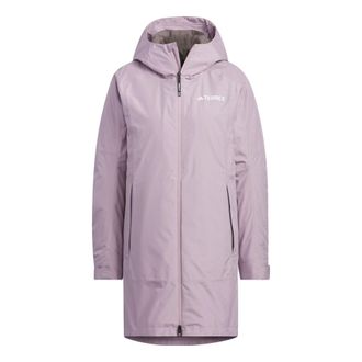 adidas (WMNS) adidas Terrex 3-In-1 Rain.Rdy Super Inner Jacket Pink Brown IP0728