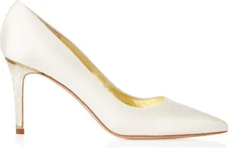 Freya Rose Chelsea Pointed Toe Pearl Heel Pump in Ivory at Nordstrom, Size 41