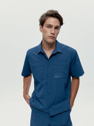 Born Living Yoga T-shirt Gadir Sea Blue