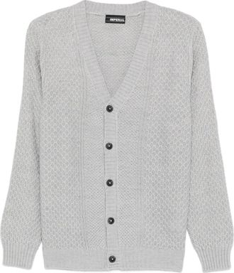 Imperial Cardigan con scollo a V - Grigio