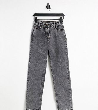Collusion x005 90s straight leg jeans in black acid wash