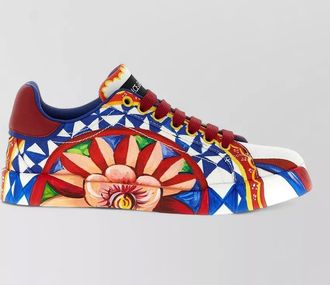 Dolce & Gabbana printed low-top sneakers