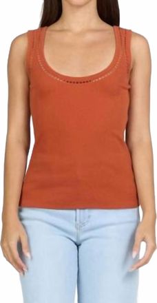 Dear John Denim Sloane Tank In Brick