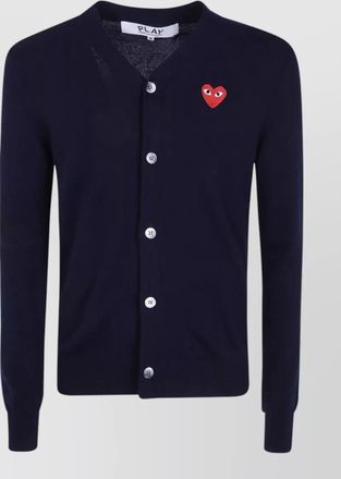 Comme Des Gar&ccedil;ons v-neck wool cardigan