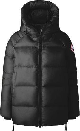 Canada Goose Winter Jackets, female, Black, M, Cypress Puffer