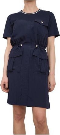 Liu Jo Blauwe Jurk met Elegant Ontwerp - Dames - Korte kleedjes - Blauw - XS - Kleedjes