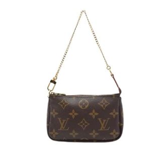 Louis Vuitton Pre-owned Mini Pochette Accessoires - Dames - Pre-owned - Bruin - Maat: ONE Size