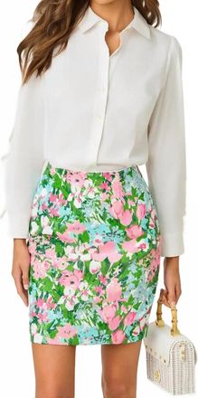 Lilly Pulitzer Charo Sequin Mini Skirt In Multi
