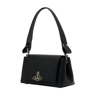 Vivienne Westwood Womens Hazel Shoulder Bag Black Synthetic