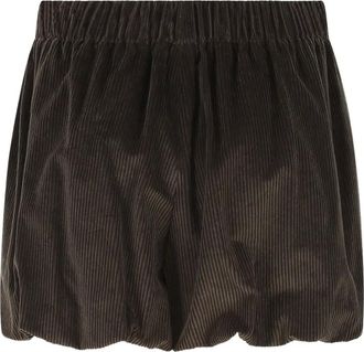 The Mannei Shorts a coste - Marrone
