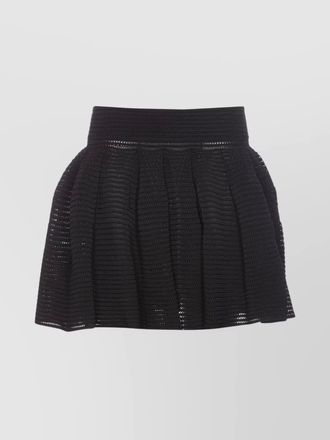 Alaia full skirt with pleated high waist