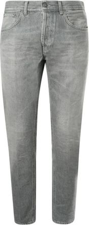 Dondup Slim-fit Jeans - Heren - Slim Fit Jeans - Grijs - W34 - Katoen - Jeans