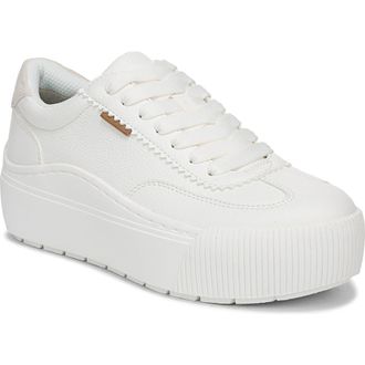 Dr. Scholls Time Off Platform Sneaker in White at Nordstrom, Size 9.5