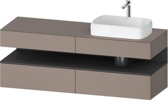 Duravit Qatego Consola Mueble Bajo Lavabo, 2 Extensiones, 2 - Duravit