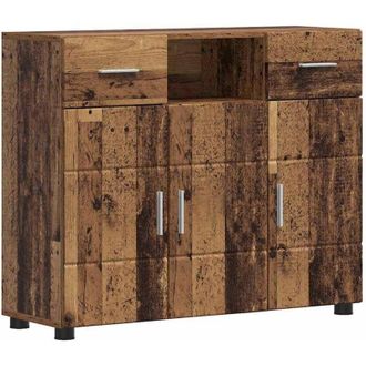 vidaXL Vidaxl - Vitrina Madera vieja 88.5 x 30.5 x 73 cm Madera contrachapada