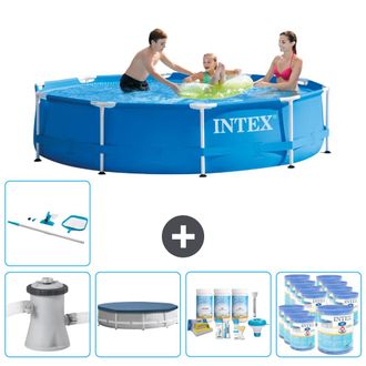Intex Piscina Con Estructura Redonda - 305x76 Cm - 6-piezas Scb21