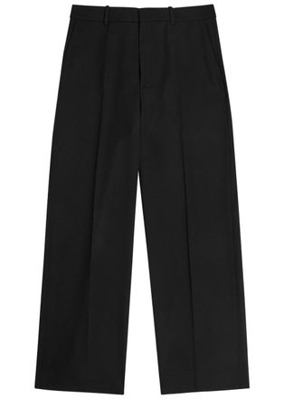 Calvin Klein Straight-leg Wool Trousers - Black - 48 (IT48 / M)