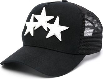 Amiri 3 STAR TRUCKER HAT Size: OS, colour: BLACK