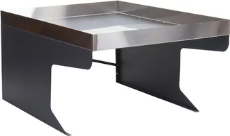 Hhg Nunca Usado] Cobertizo Para Robot Cortac&eacute;sped Xl Con Jardinera Hhg 823, Cobertizo De Techo Para Cortac&eacute;sped, Metal 47x70x100cm, Acero Inoxidable, Antr
