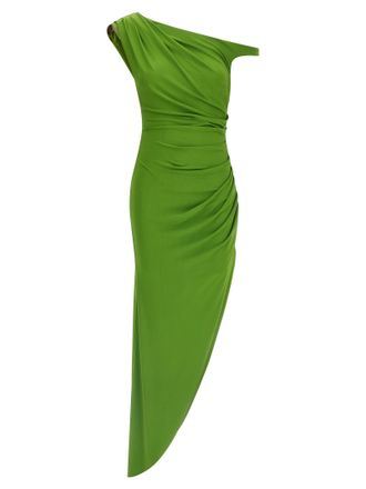 Elisabetta Franchi Bicolor Viscose Long Womens Dress