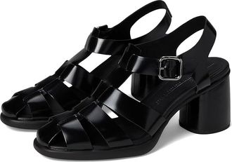 Ecco Sculpted 55 Luxe Fisherman Heel Sandal Womens Sandals Black : EU 42 (US Womens 11-11.5) M, Leather
