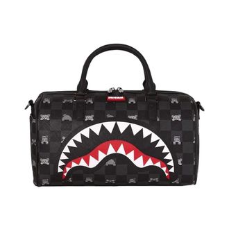 Sprayground Weekend Bags, female, Multicolor, Size: ONE SIZE Peeking Character Check Mini Duffle