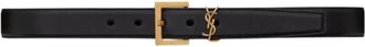 Saint Laurent Belt - female - Saint Laurent - Belts - Black - 75 CM - Accessories